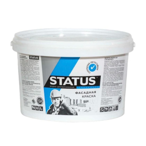 Краска в/д STATUS Фасадная 3кг