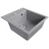 Мойка комп. MIXLINE ML-GM28 450х500x190мм, темно-серая (309), сифон
