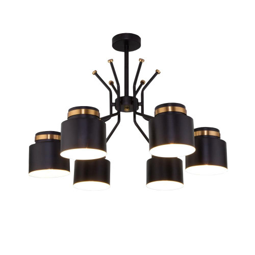 Светильник EUROSVET 70133/6 черный