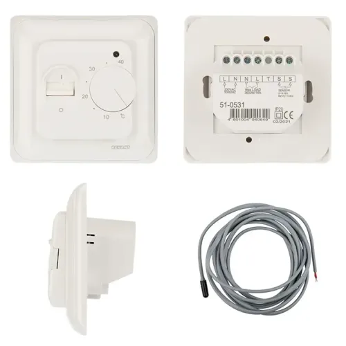 Термостат REXANT механический бежевый 51-0581