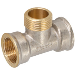 Тройник латунный ф 3/4