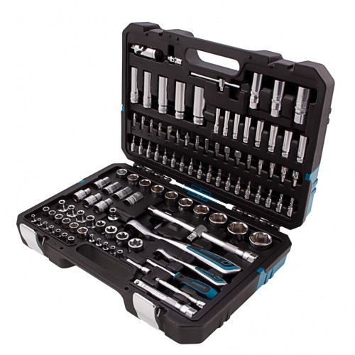 Набор инструментов GROSS 109 пр., 120 зубьев, CrV, 1/4, 1/2 (14155)