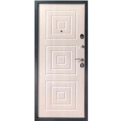 Дверь метал. VD-10 Серебро (ЭкоДуб) (3 контура) 100 мм 960 R правая