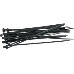Стяжка кабельная (хомут) Systeme Electric 200х3,6 черная 100шт в пакете с замком ЗИП-ЛОК