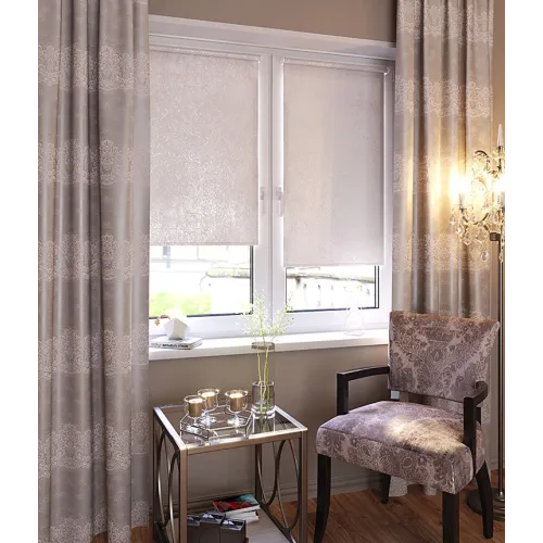 Рулонные жалюзи Фрост 72,5*175 цвет светло-серый