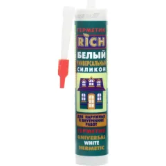 Герметик силиконовый РИЧ нейтральный белый 280мл