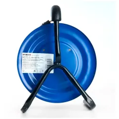 Удлинитель на катушке 4-мест. 20м 2Р+Е 3х2,5 STEKKER серия Professional, синий, PRF02-41-20 39784