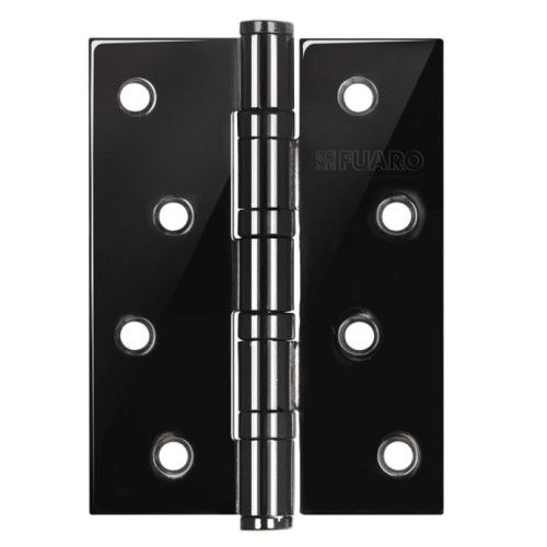 Петля врезная Fuaro 100*75*3  BL черный (46507)