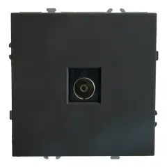 Розетка TV ЭМИЛИ черный RST00-5108-05