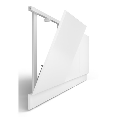 Экран для ванны МЕТАКАМ ПВХ с откидными дверцами 1,7 м белый