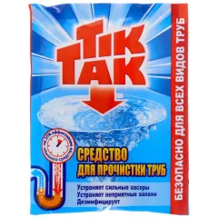 Средство ТИК-ТАК для прочистки труб 90г (186288)