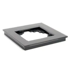 Рамка 1-пост Катрин стекло графит GFR00-7001-06