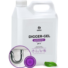 Средство GRASS DIGGER GEL для прочистки труб 5,3кг (125206)