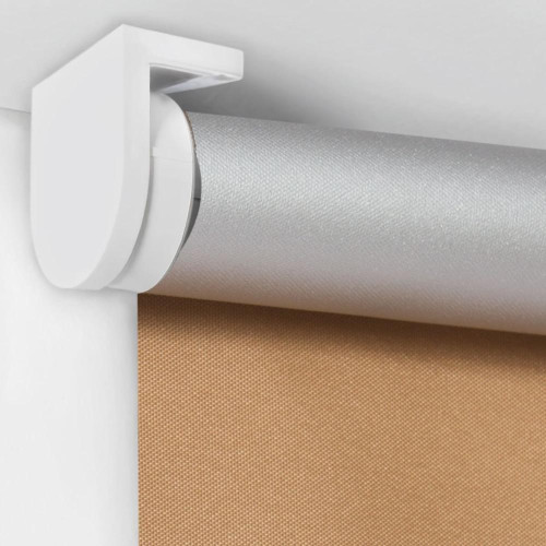 Рулонные жалюзи Блэкаут сильвер 52*175 цвет бежевый