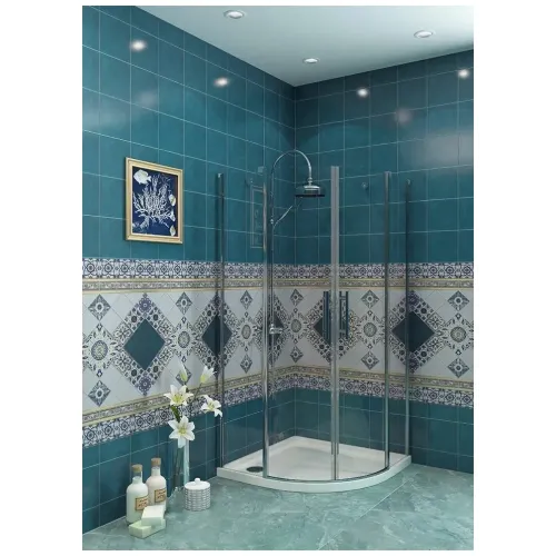 Поддон акриловый EVA GOLD 90х90х15см полукруглый ABS07