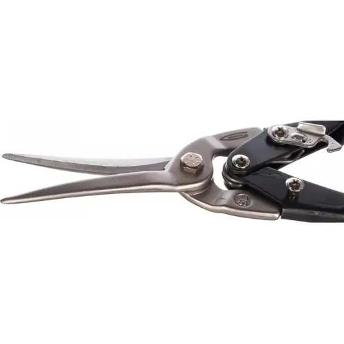 Ножницы по металлу GROSS Piranha прямые, двухкомпонентные рукоятки 270 мм (78329)