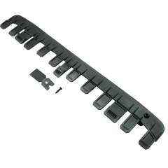 Ремкомплект защитного кожуха (юбка пластмассовая черная + нож) (2748)