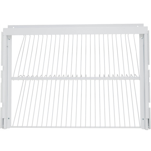 Обувница выдвижная двухъярусная 603 GS белая