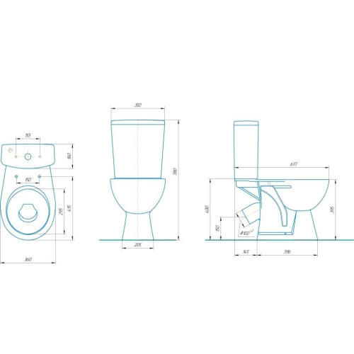 Унитаз-компакт ROSA 