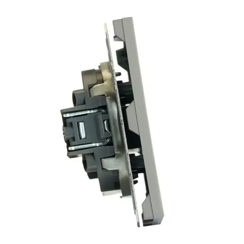 Розетка TV ЭМИЛИ платиново-серый RST00-5108-10