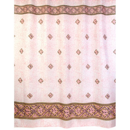Шторка для ванной ZALEL розовый фон 180x200см