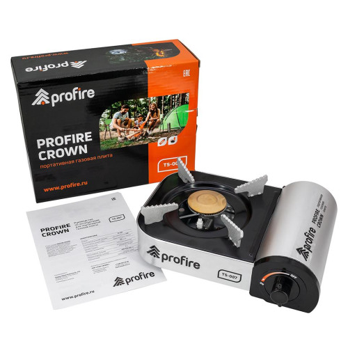 Плита газовая портативная CROWN PROFIRE TS-007 (270436)