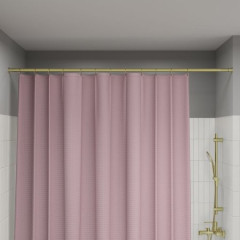 Карниз для ванной IDDIS золотой матовый, 1,1-2,0м RSG0120i14 (252267)