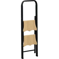 Стремянка АЛЮМЕТ (МК802P) сталь, 2 широкие ступени