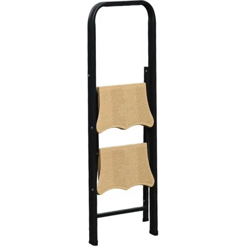 Стремянка АЛЮМЕТ (МК802P) сталь, 2 широкие ступени