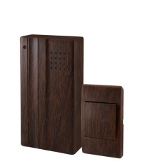 Звонок TDM беспроводной, бук, 32 мелодии (2x1.5VAAA) SQ1901-0023 (284371)