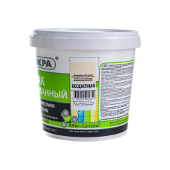 Лак Лакра в/д тонированный  Бесцветный 0,9кг Л-С