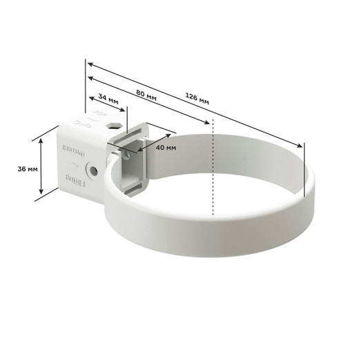 Docke PREMIUM Хомут универсальный (пломбир)