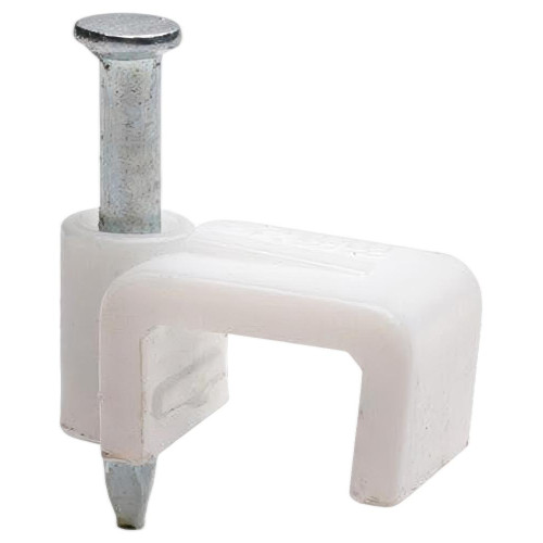 Скобы плоские пластиковые 10мм (25шт/упак) Fortisflex