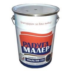 Эмаль ПФ-115 РАДУГА-МАЛЕР синяя 6 кг