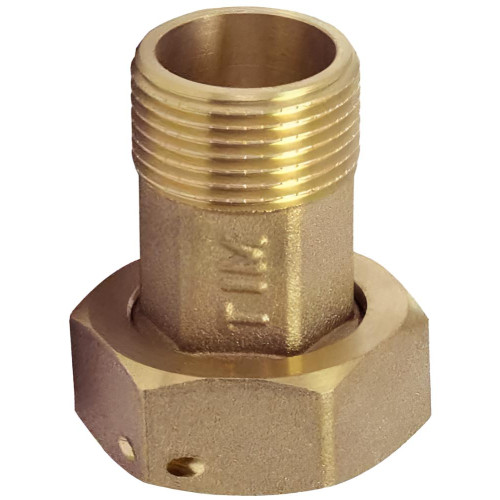 Штуцер для счетчика с ушком ф 1/2