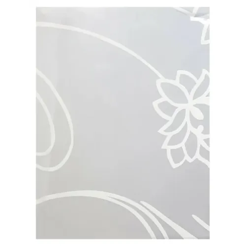 Шторка для ванной HAIBA HB75001 180x180cм 12 колец, белый узор (812669)