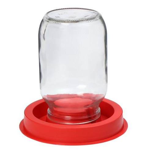 Поилка для домашней птицы под банку, d = 170 мм (3532292)