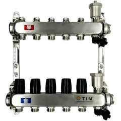 Коллекторная группа TIM нерж., без расходомеров ф 1