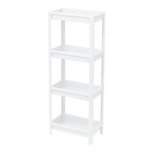 Этажерка VIKEA 4-х секционная широкая белая (248558)