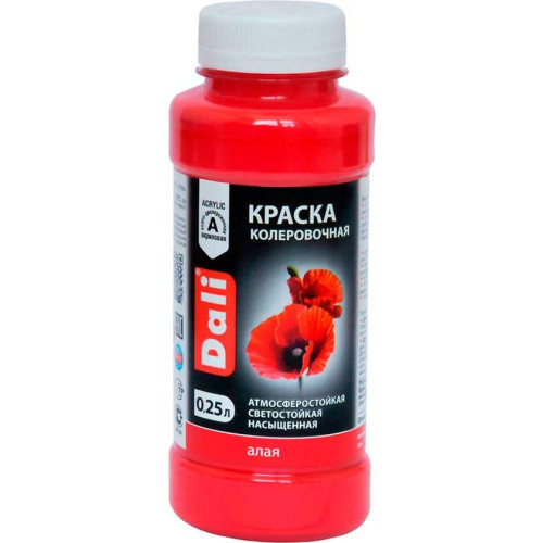 Краска DALI колеровочная АЛЫЙ 0,25кг