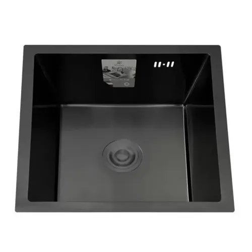 Мойка нерж. врезная DIADONNA 44х44, серый графит, DS4444B (507950)