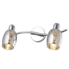 Светильник настенный EUROSVET 20033/2 хром(5м2)