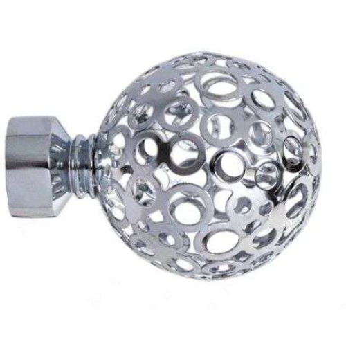 Карниз Ле-Гранд кованный Наконечник Ажур d19/16мм хром.глян.(1 шт)