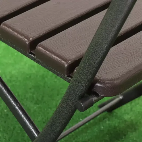 Стул Green Days садовый 82х56х46 см, металл/пластик коричневый (492937)