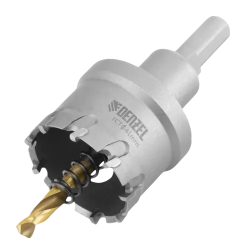 Коронка по металлу Denzel твердосплавная, 41 мм (724013)