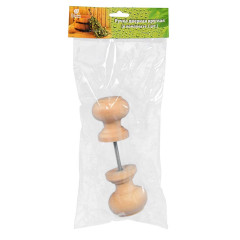 Ручка банная Круглая (в комплекте 2шт) 5,5см, липа 