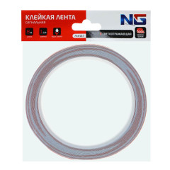 Лента сигнальная NEW GALAXY красно-белая 8м (754-017)