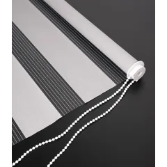 Рулонные жалюзи День-Ночь easy fix 60*160 светло-серый