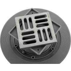 Трап кан. GAPPO G81010-5 100x100 мм сатин