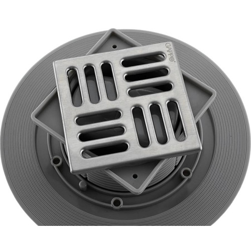 Трап кан. GAPPO G81010-5 100x100 мм сатин